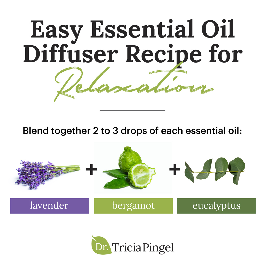 Essential oils relaxation diffuser recipe - Dr. Pingel