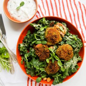 Falafel with canned chickpeas - Dr. Pingel