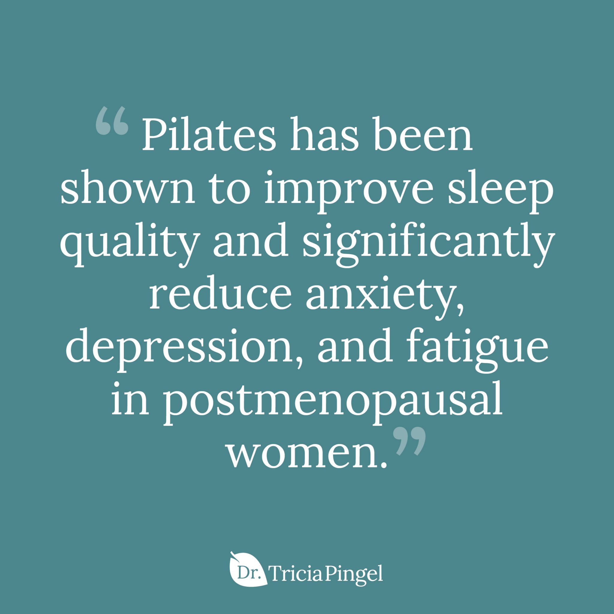 Pilates for anxiety and stress relief - Dr. Pingel
