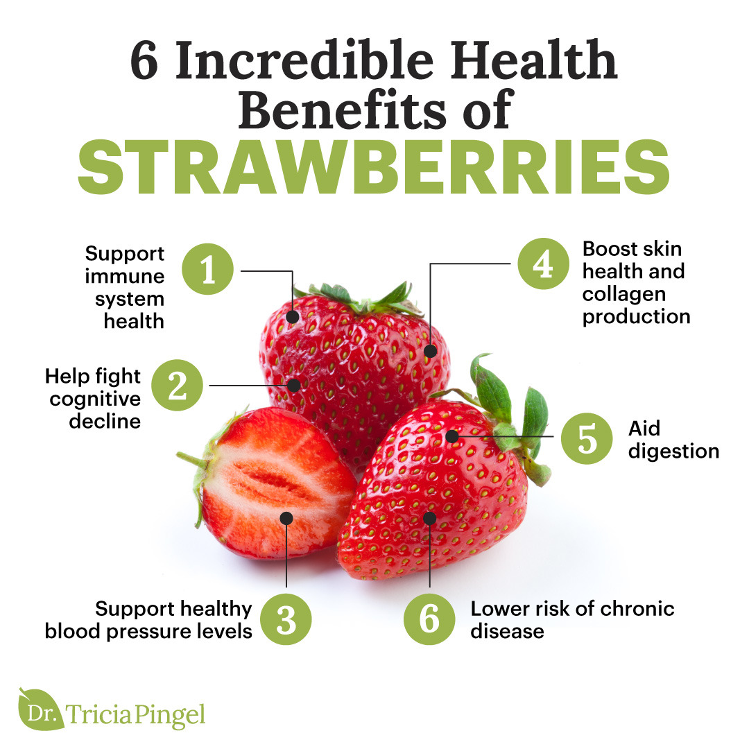 Strawberry benefits - Dr. Pingel