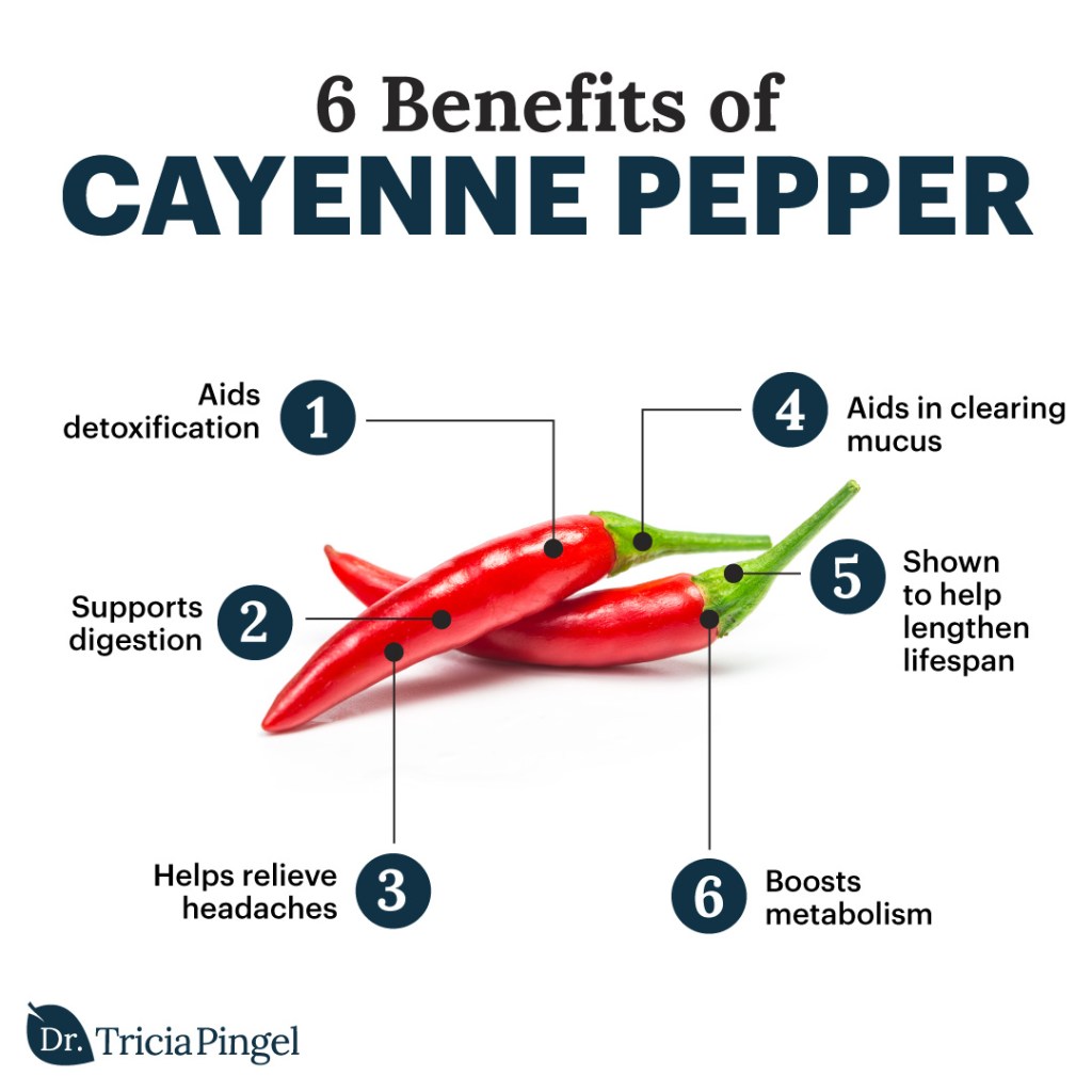 Cayenne pepper for digestion and gut health