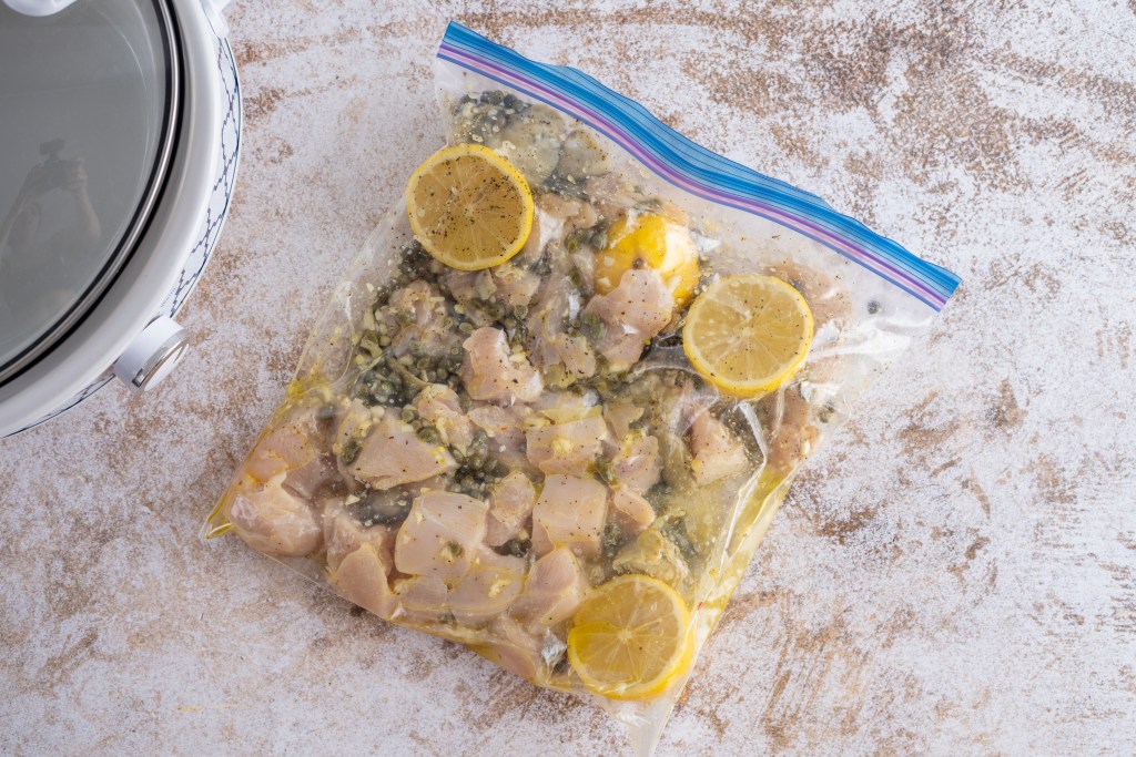 Slow cooker garlic lemon chicken - Dr. Pingel